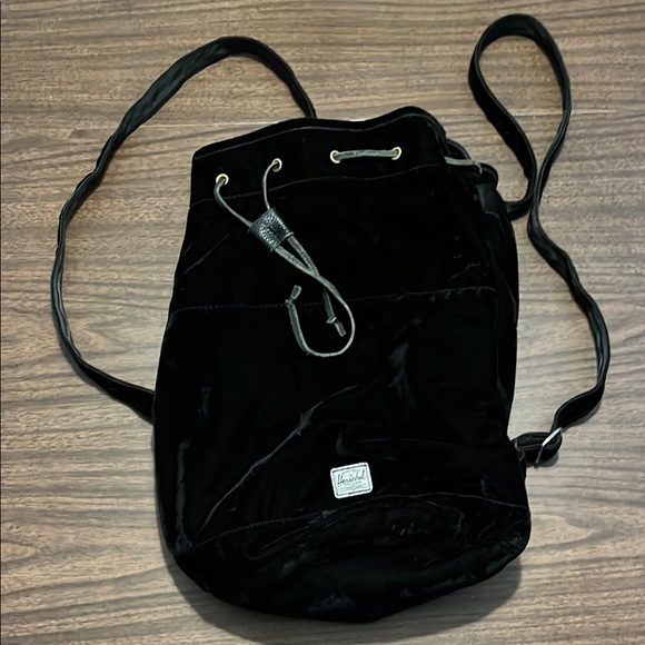 Herschel Supply Company Hanson Velvet Drawstring Backpack - Picture 1 of 5
